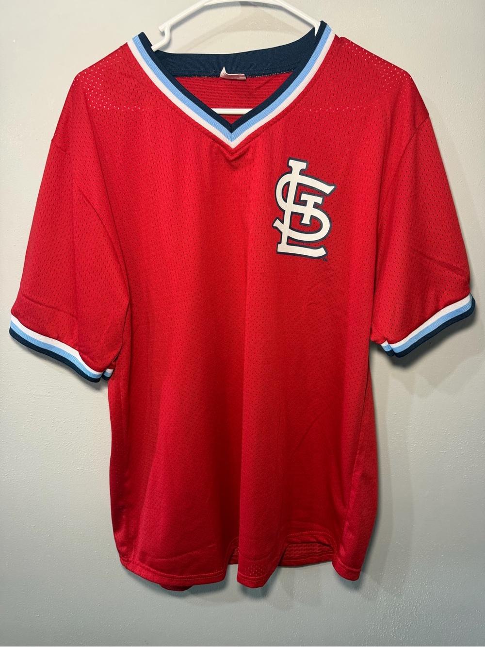 Vintage Majestic St. Louis Cardinals MLB #25 MCGWIRE Pullover Mesh Jersey XL USA